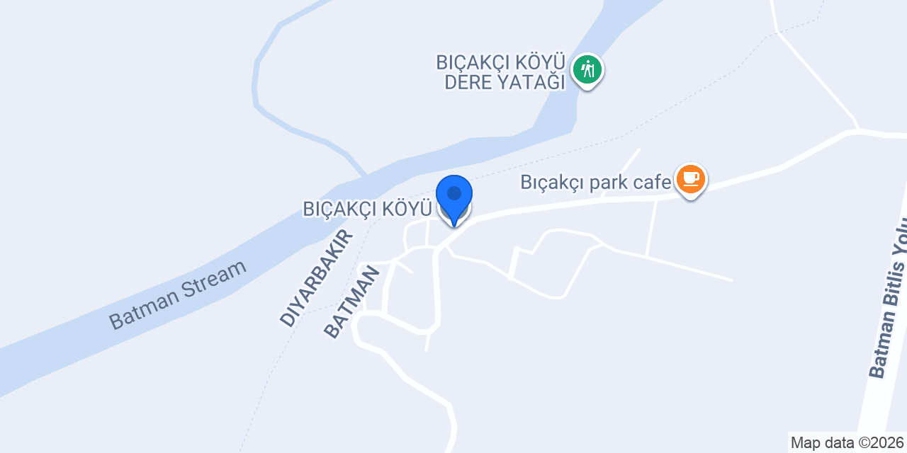 BIÇAKÇI KÖYÜ konumu
