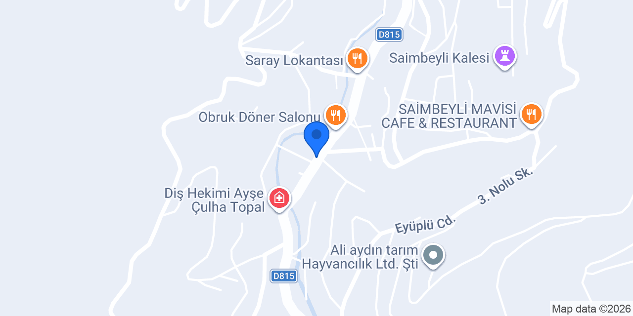 Ceylan market ve tekel bayii konumu