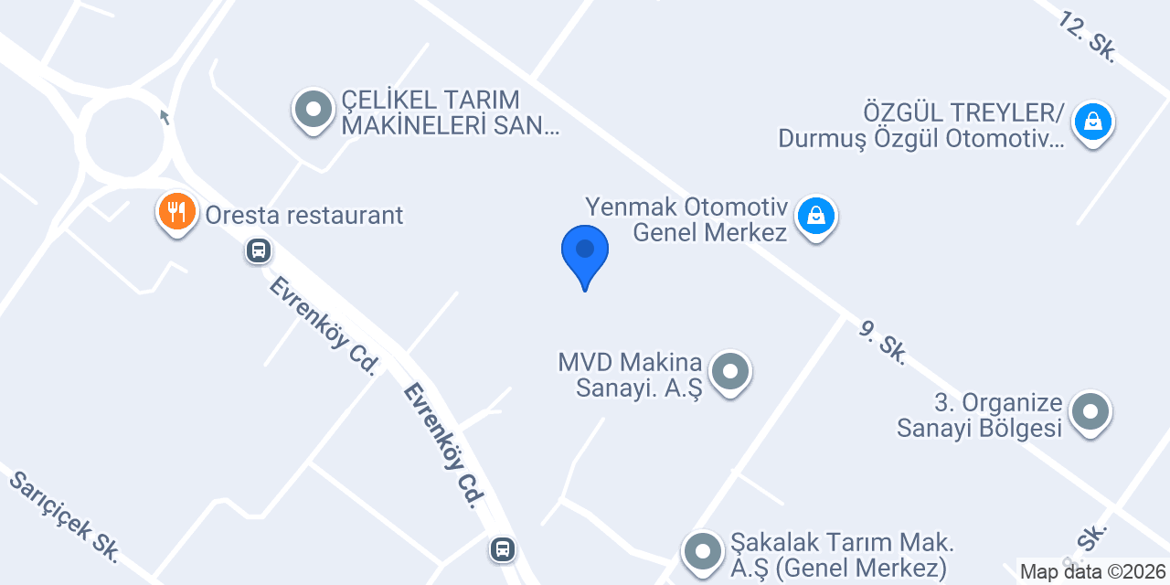 Hidrokon Konya Hidrolik Makine San. Tic.A.Ş. konumu