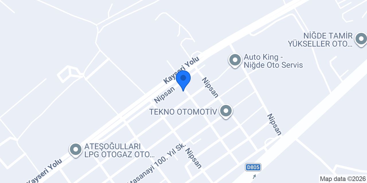 Şimşek Turbo Niğde konumu