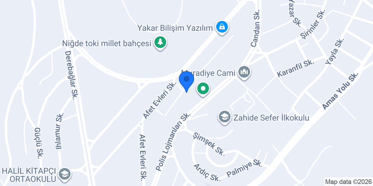 Özartes İnşaat Taahhüt Ve Doğalgaz konumu