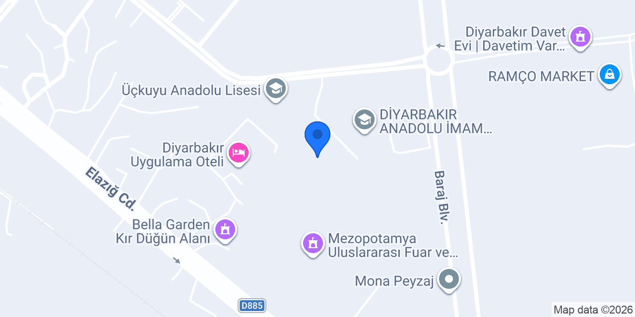 Orhan Asena Anadolu Lisesi konumu