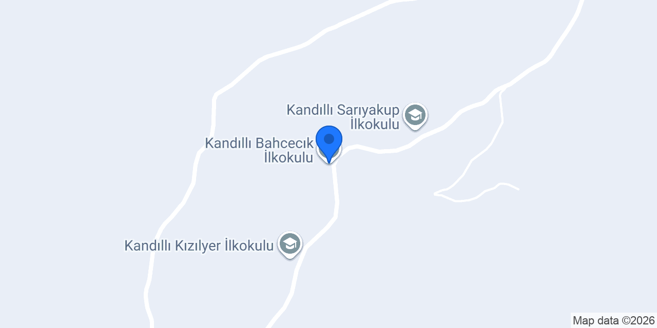 Kandıllı Bahcecık İlkokulu konumu