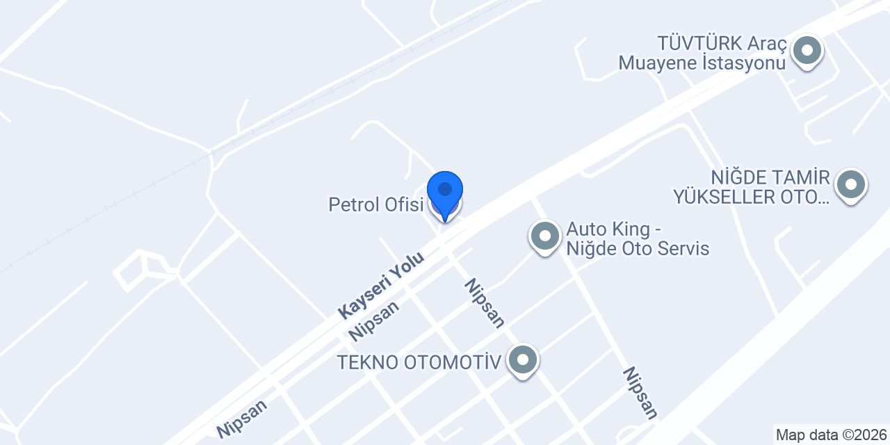 Petrol Ofisi konumu