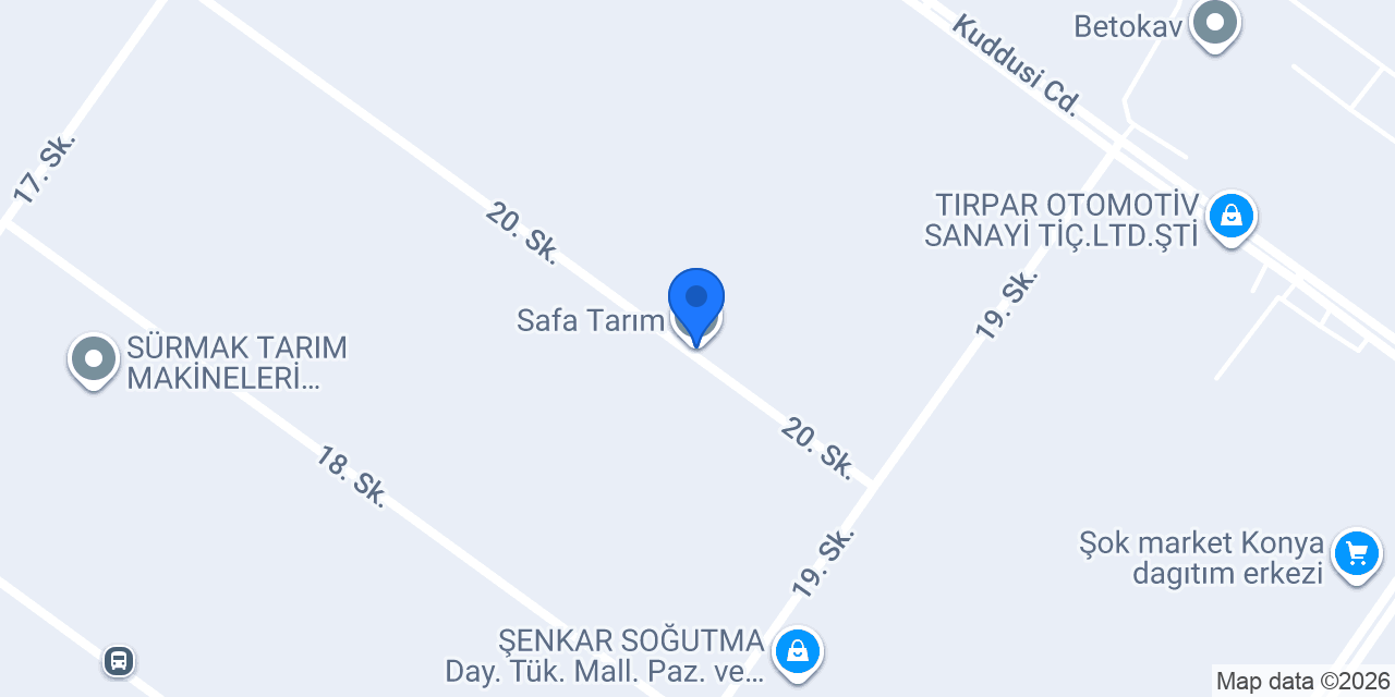 Safa Tarım konumu