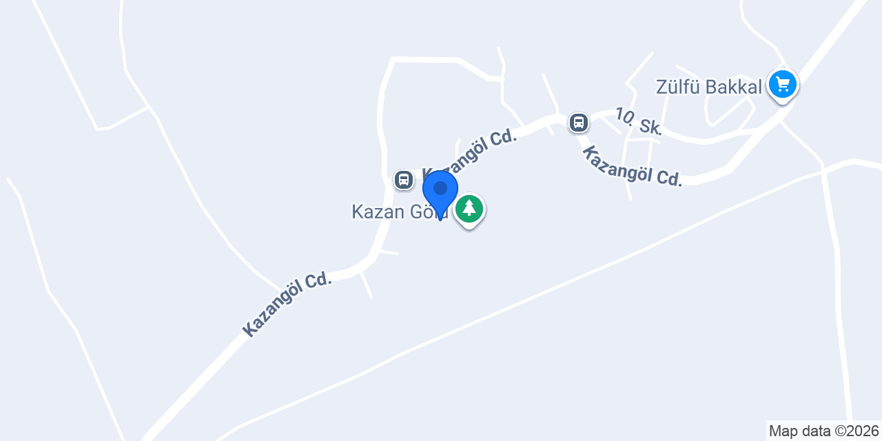Tarihi Kazangöl Restorantı konumu
