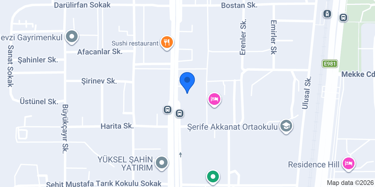 Matmazel bayan kuaförü konumu