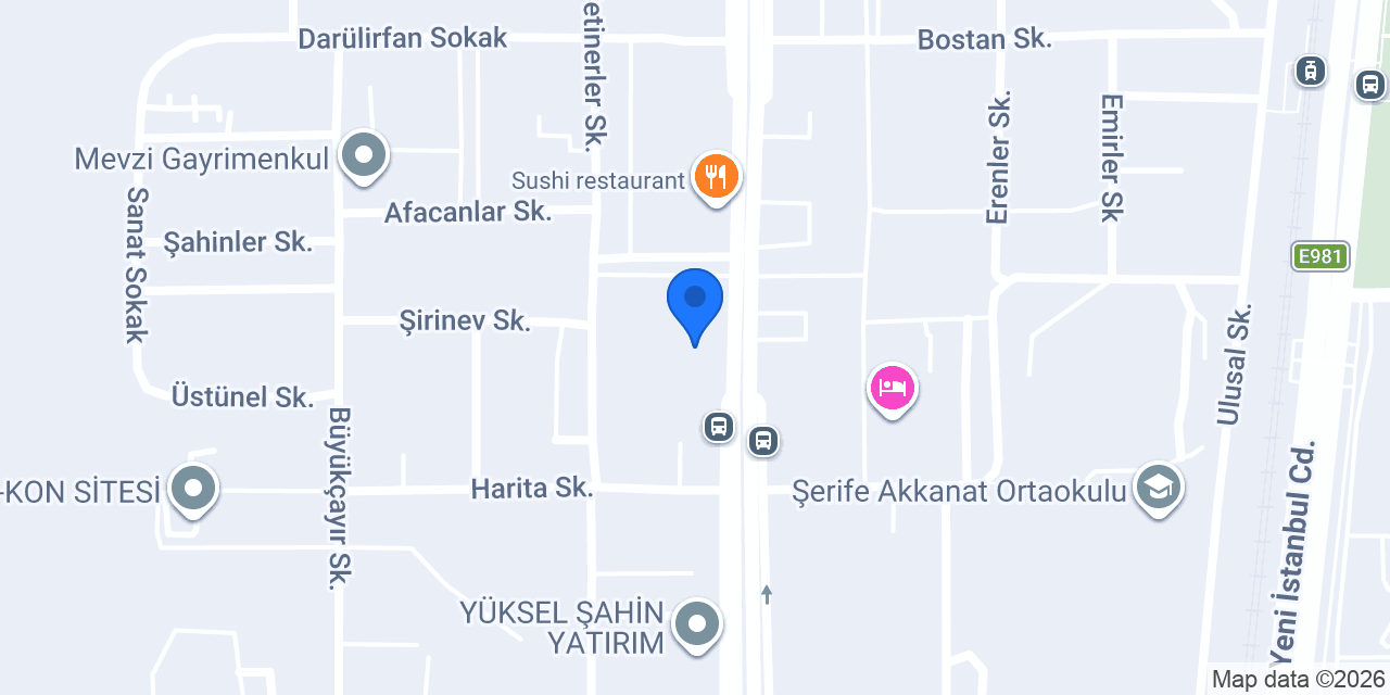 Yeşil Beyaz Yapı Market ve Hırdavat konumu