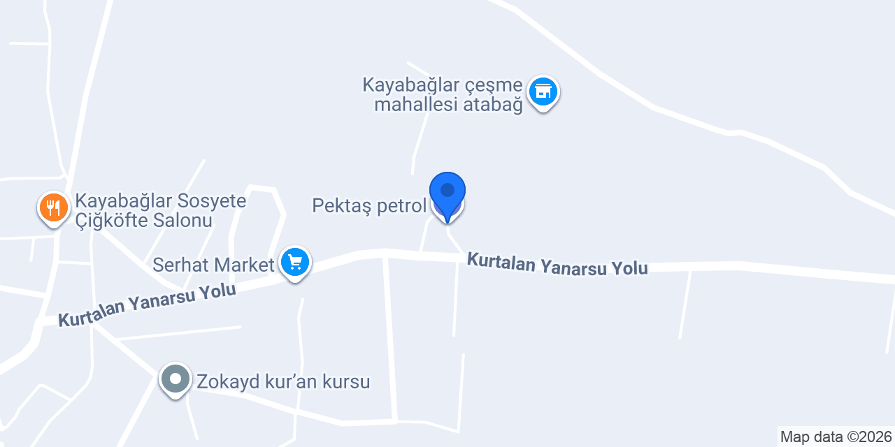 Pektaş petrol konumu
