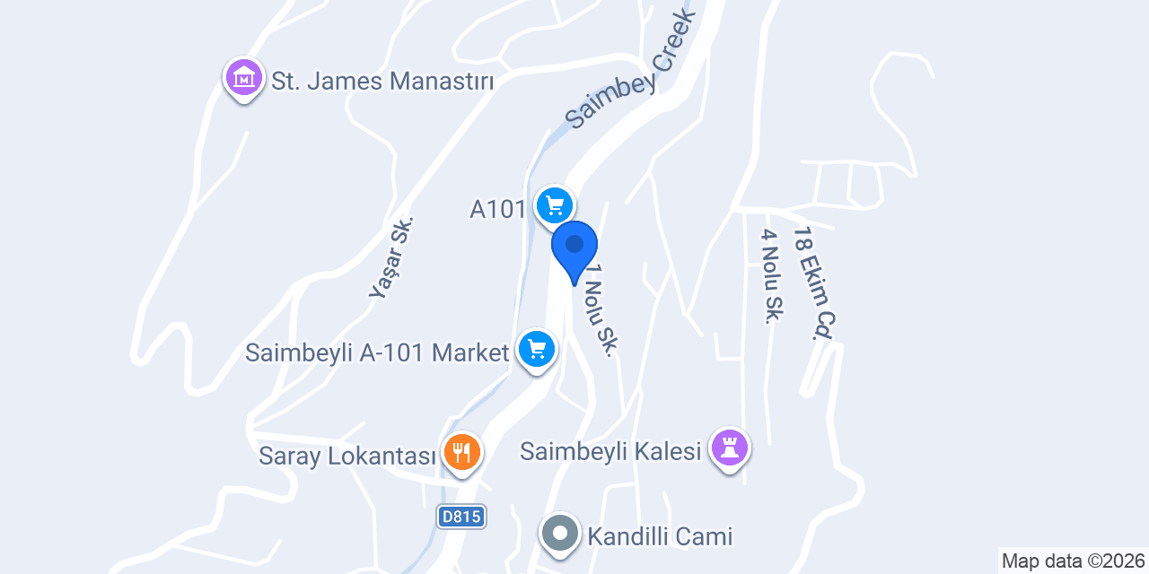 Saimbeyli Oteli konumu