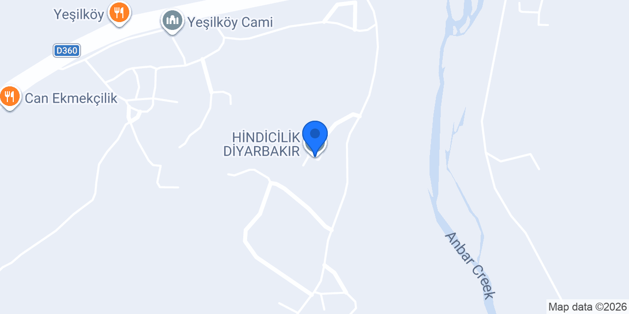 HİNDİCİLİK DİYARBAKIR konumu
