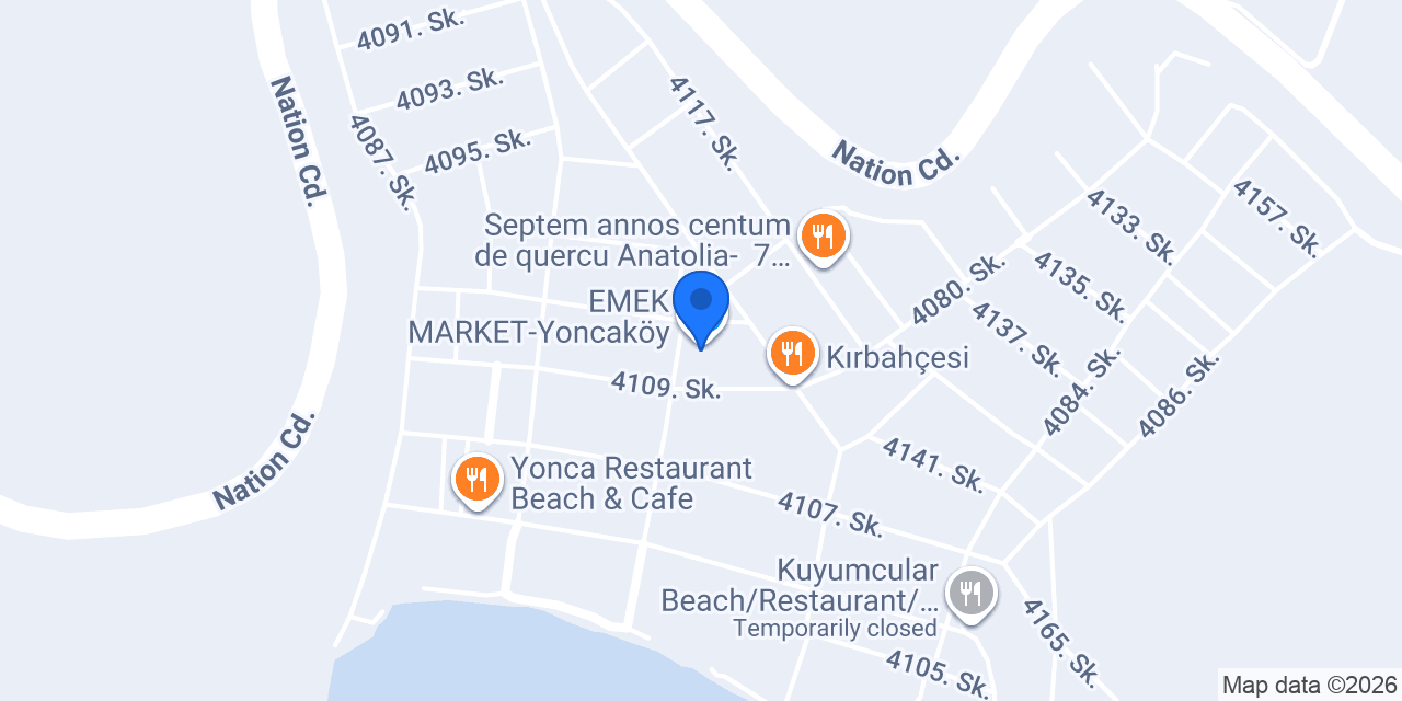 EMEK MARKET-Yoncaköy konumu
