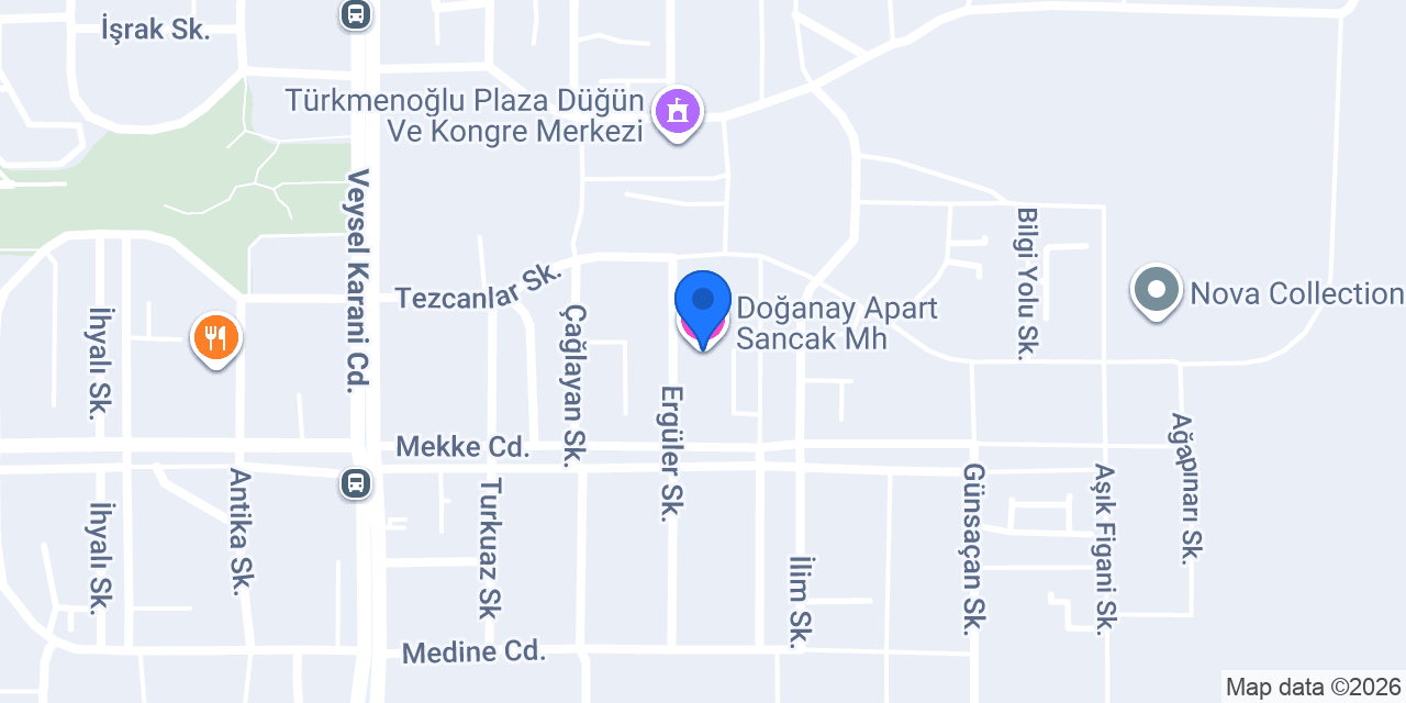 Doğanay Apart Sancak Mh. konumu