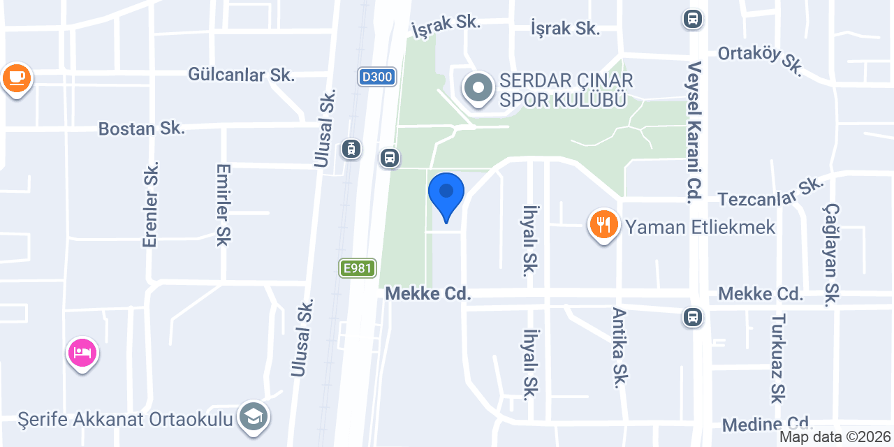 DİNÇ BİLGİ TEKNOLOJİLERİ konumu
