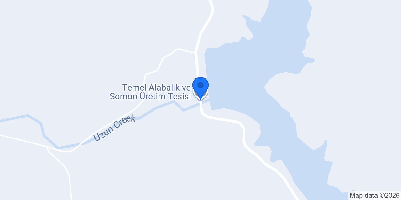 Temel Alabalık ve Somon Üretim Tesisi konumu