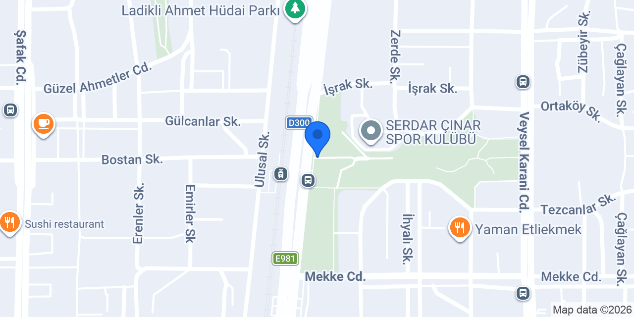 Heda güzellik salonu konumu