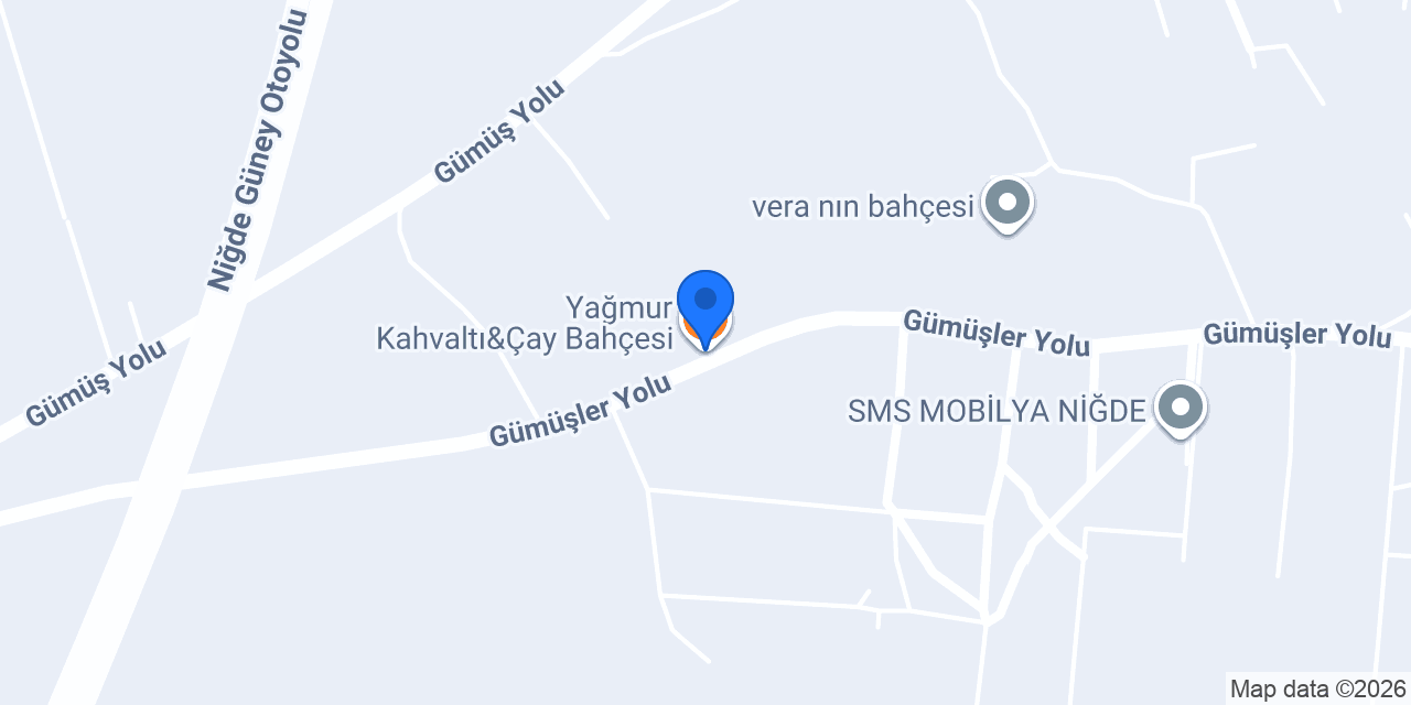 Yağmur Kahvaltı&Çay Bahçesi konumu