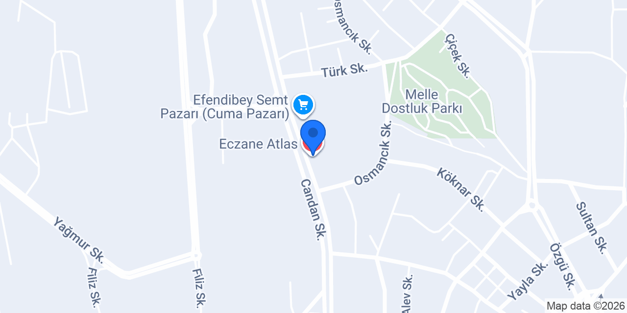 Eczane Atlas konumu
