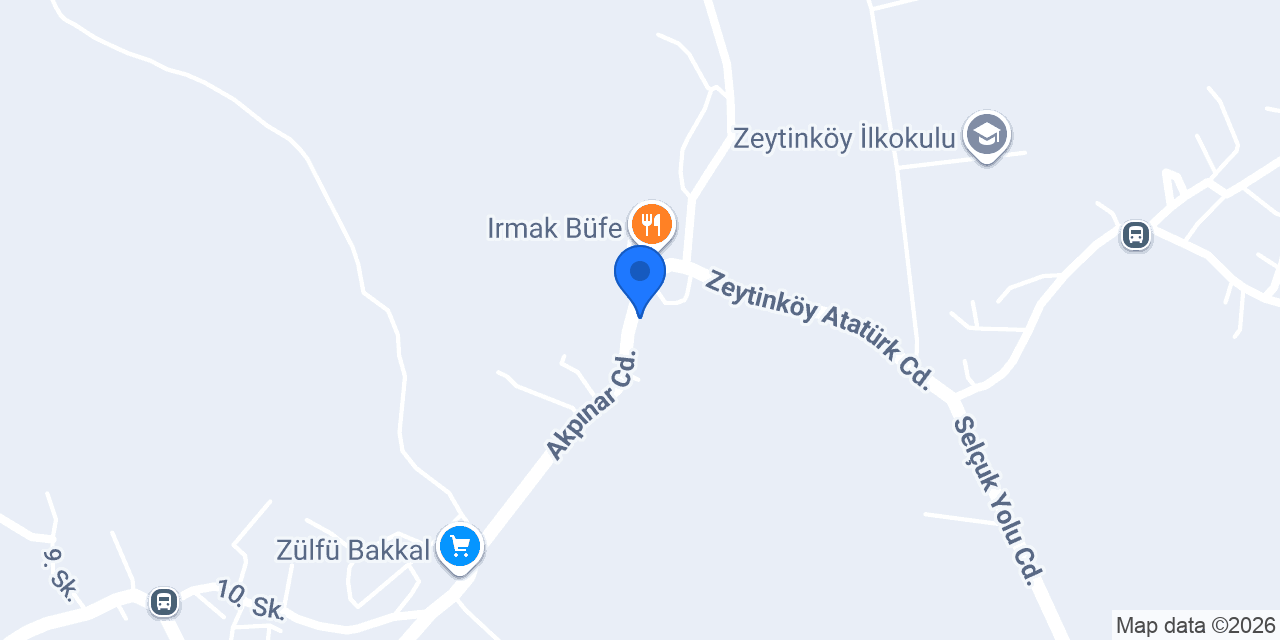 Zeytinköy karavanpark konumu
