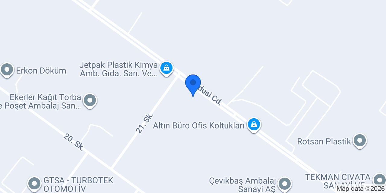 Mustafa Tezcan Endüstriyel Mimarlık A.Ş. konumu