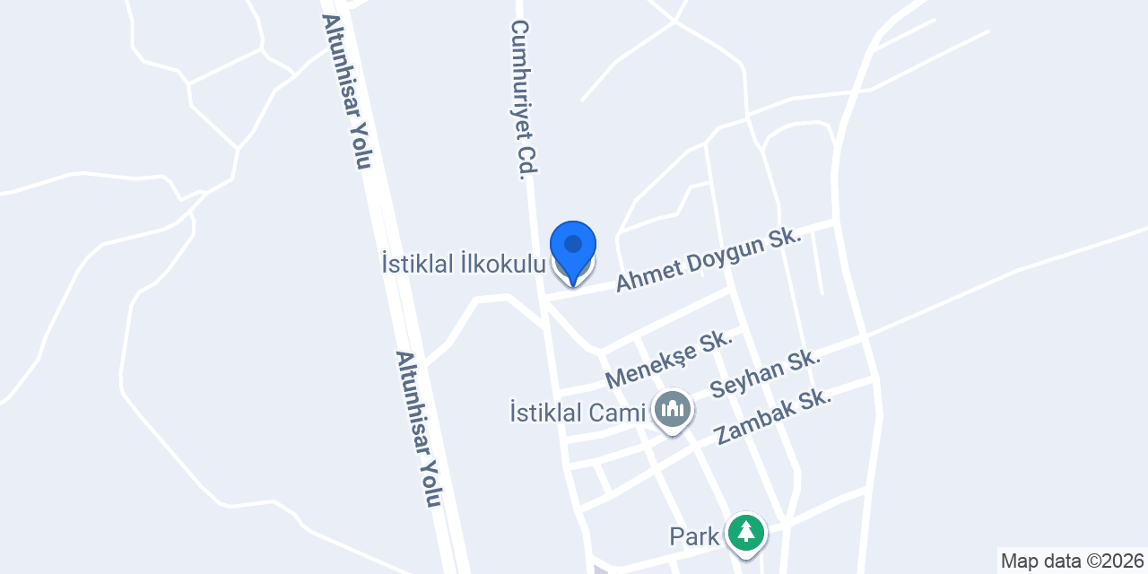 İstiklal İlkokulu konumu