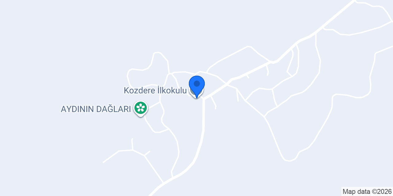 Kozdere İlkokulu konumu