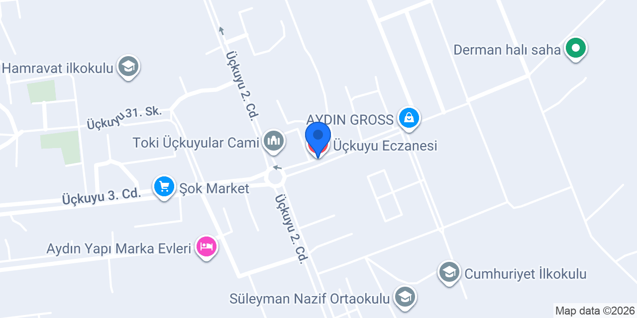 Üçkuyu Eczanesi konumu