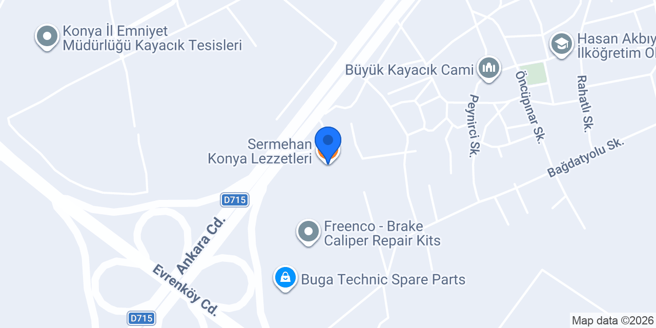Sermehan Konya Lezzetleri konumu