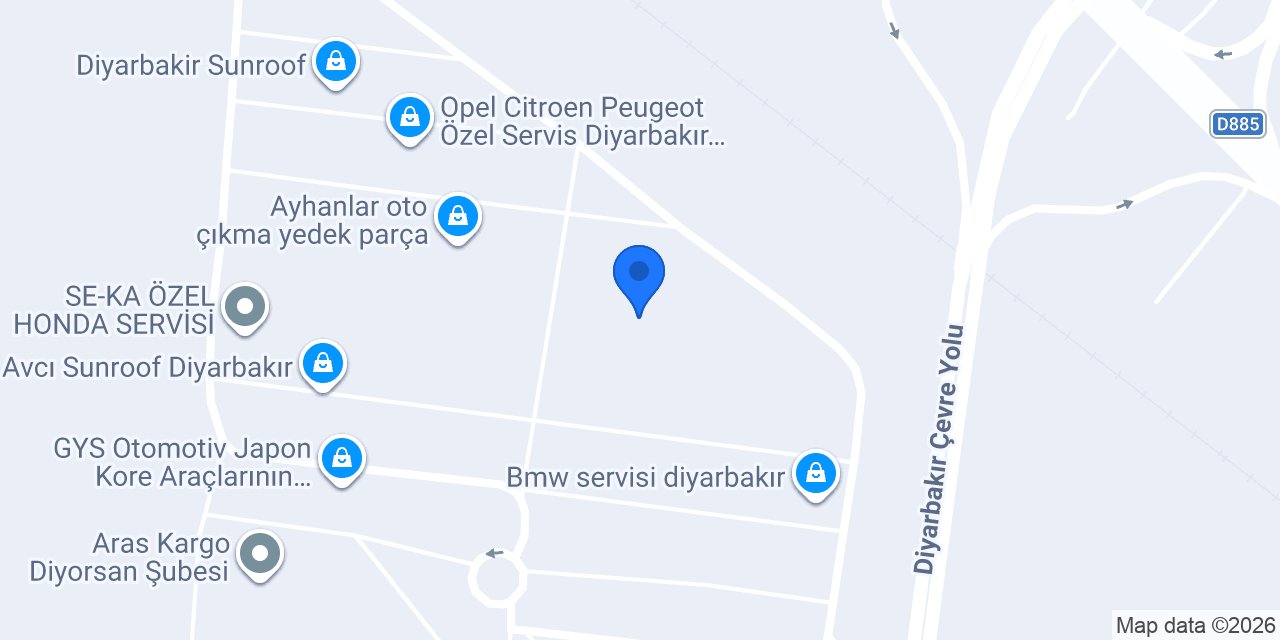 Ege Ford Yedek Parça konumu