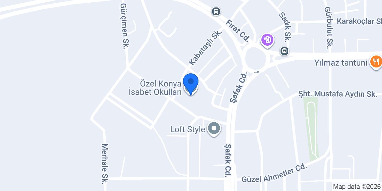 Özel Konya İsabet Okulları konumu
