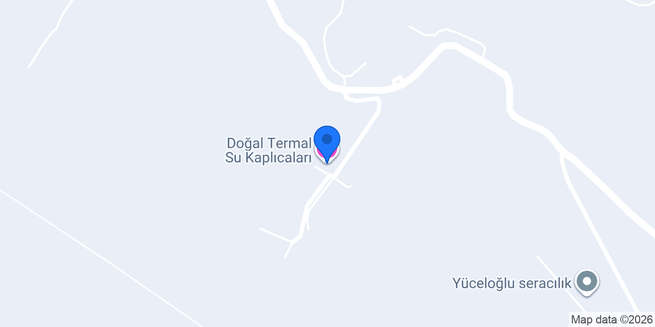 Doğal Termal Su Kaplıcaları konumu