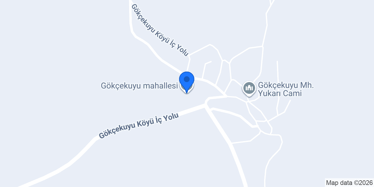 Gökçekuyu mahallesi konumu