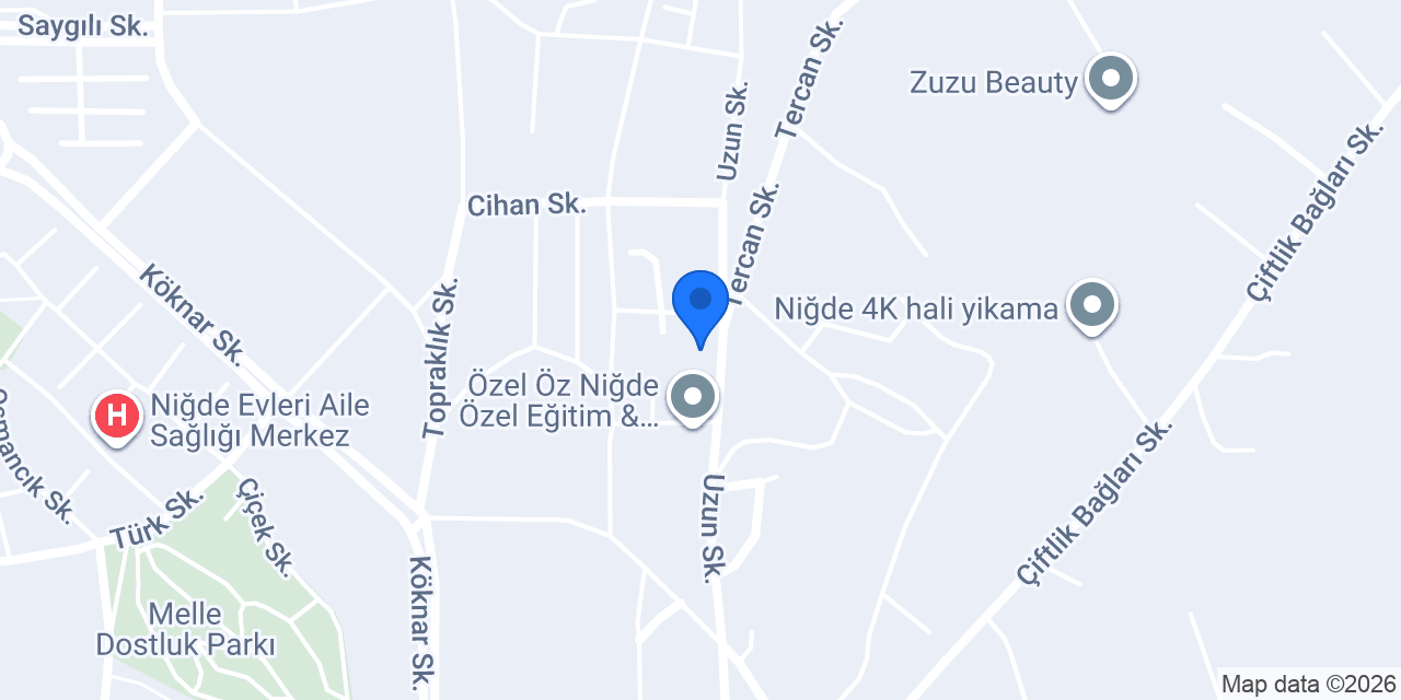Niğde Kiralık Vinç konumu
