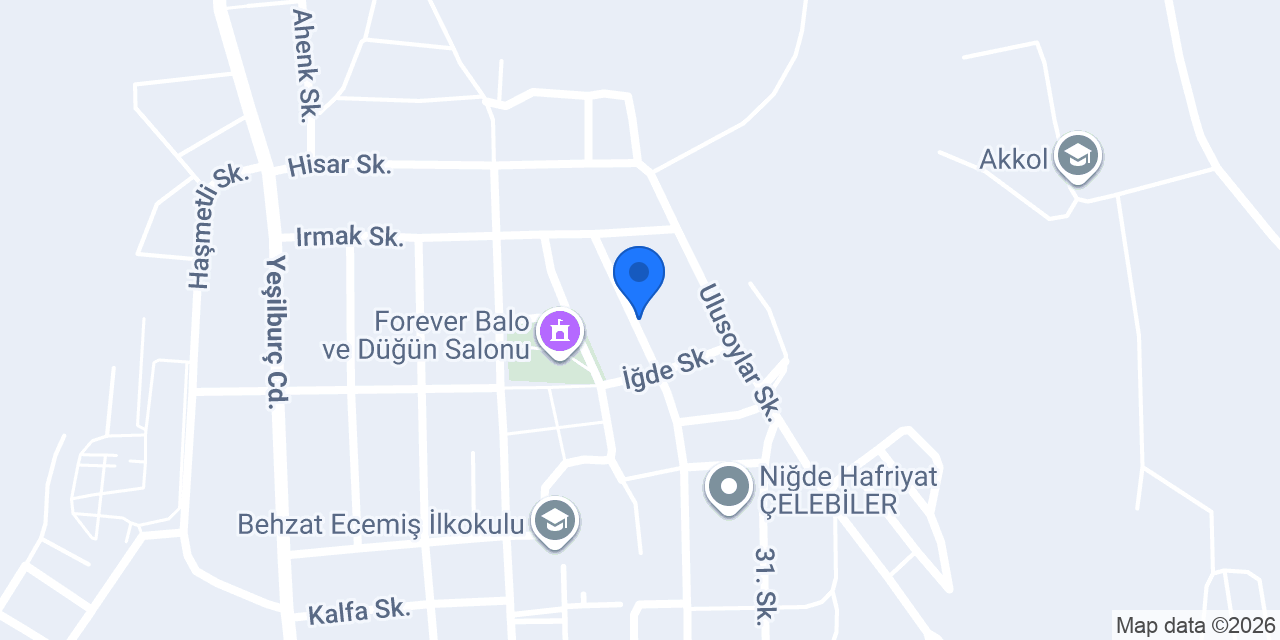 Köşk Mobilya konumu