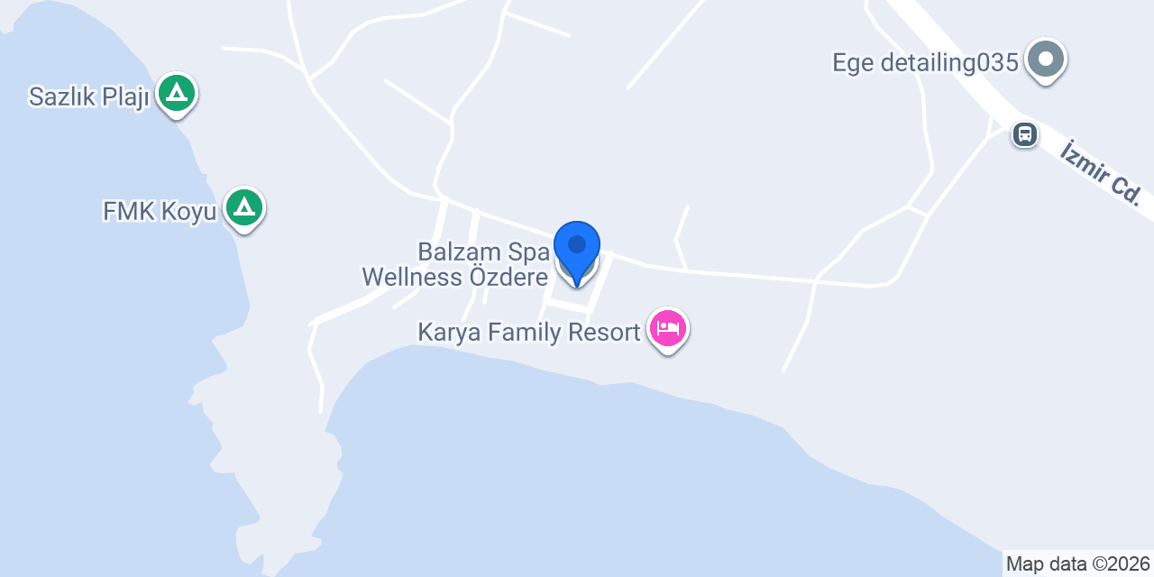 Balzam Spa Wellness Özdere konumu