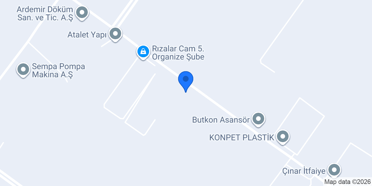 Bautech Plastik Oto İnşaat Sn. Tic. Ltd. Şti konumu