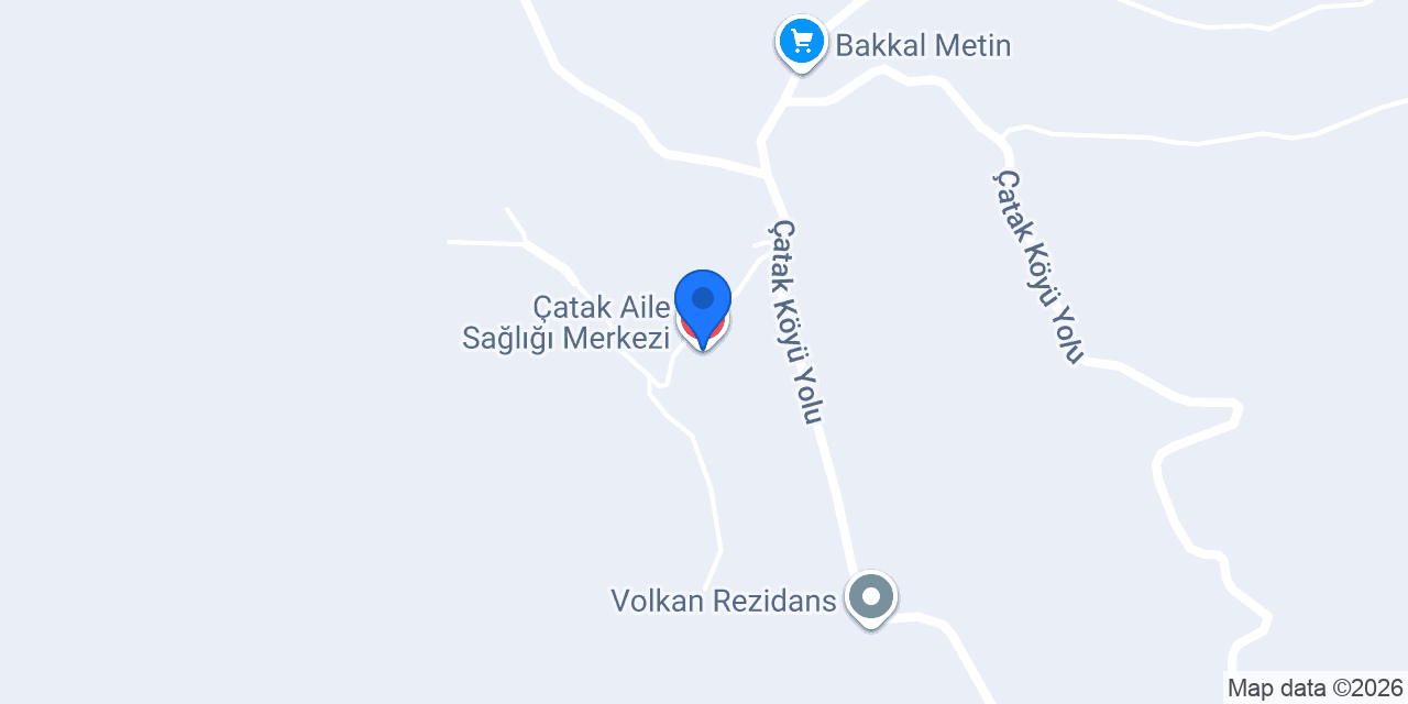 Çatak Aile Sağlığı Merkezi konumu