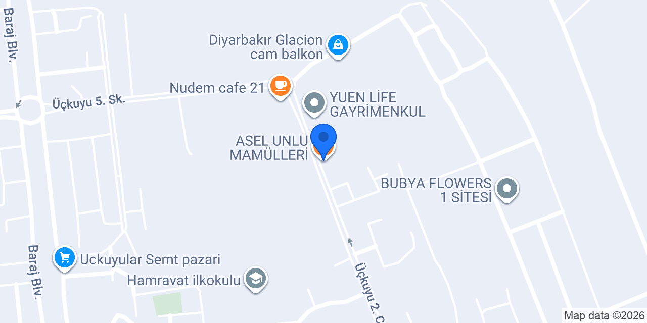 ASEL UNLU MAMÜLLERİ konumu