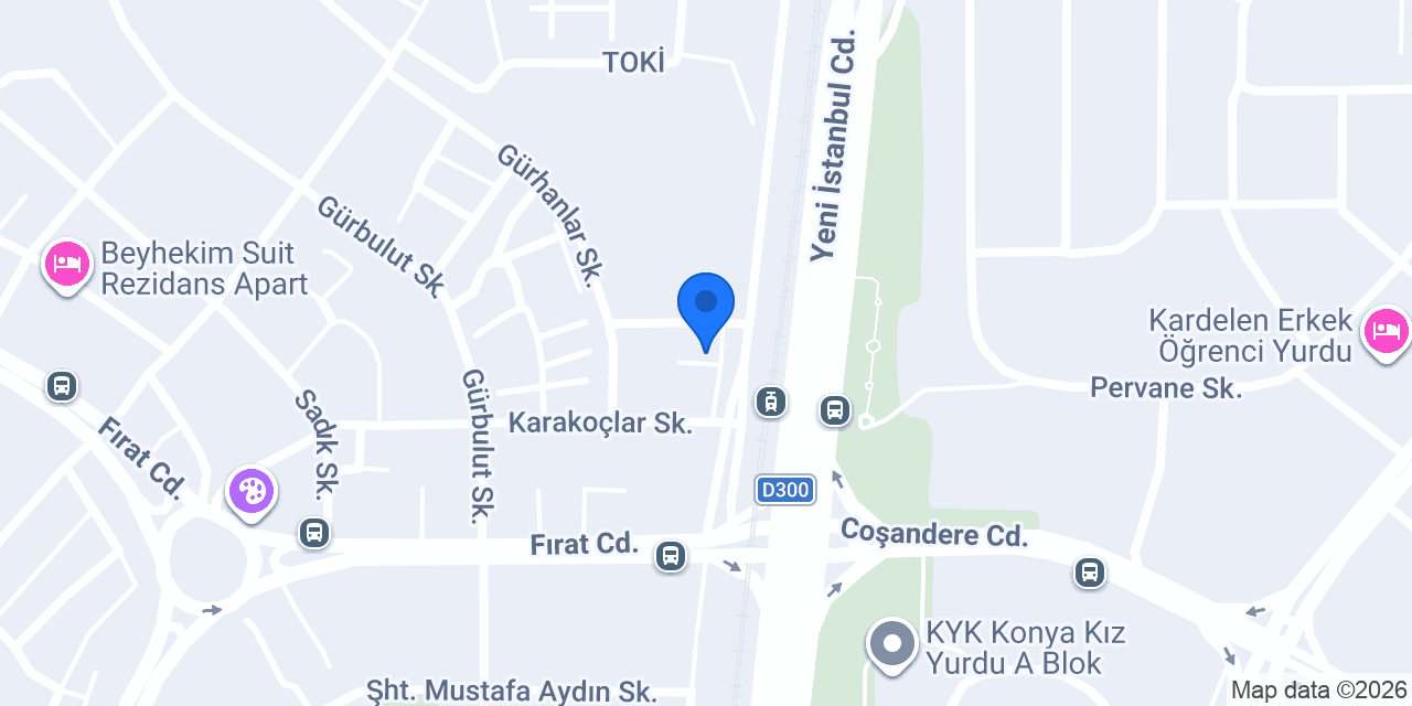 Bosna Kampüs Sürücü Kursu konumu