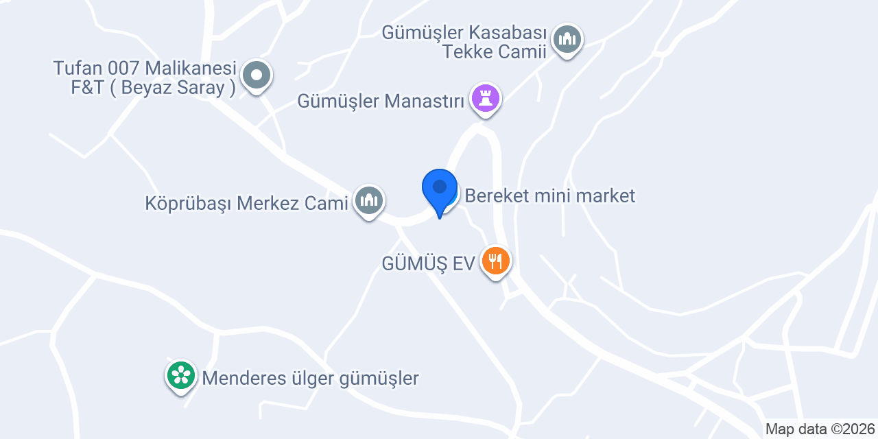 Bereket Fast food konumu