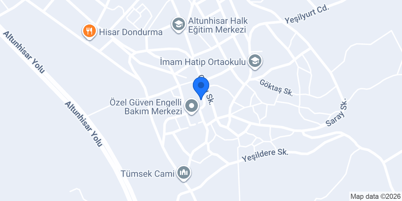 Altunhisar Öğretmenevi ve ASO konumu