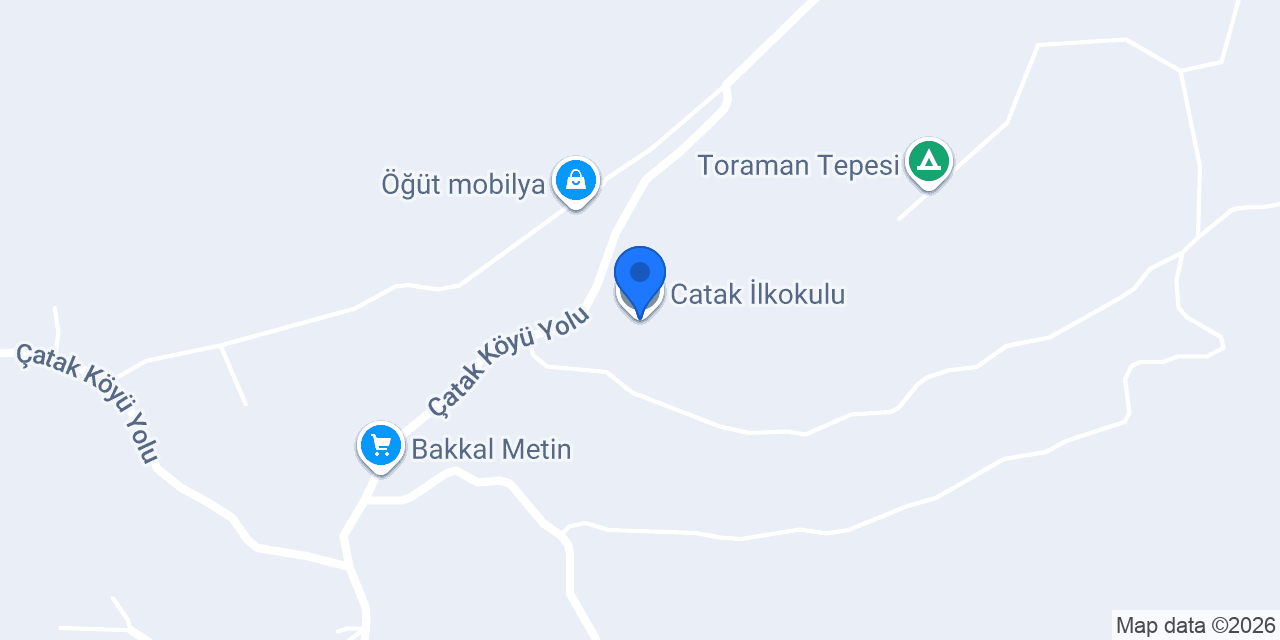 Catak İlkokulu konumu