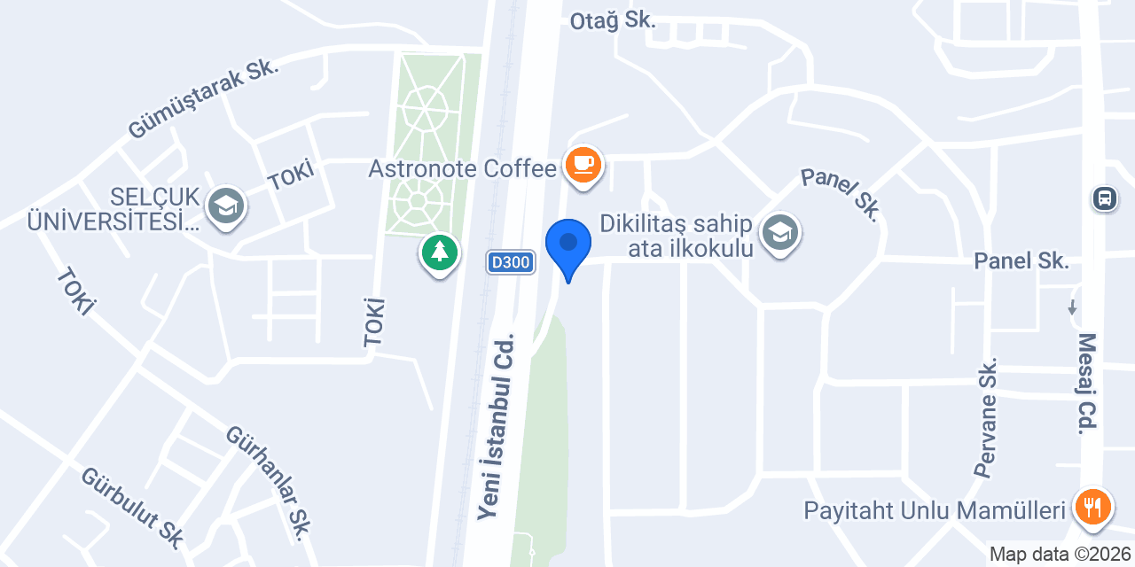 GMSV Konya - AKF Grup konumu