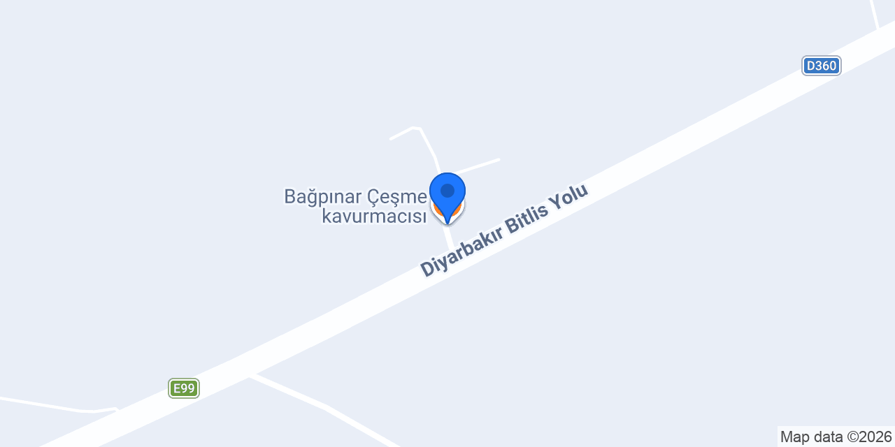 Bağpınar Çeşme kavurmacısı konumu