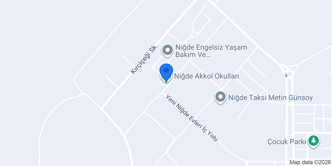 Niğde Akkol Okulları konumu