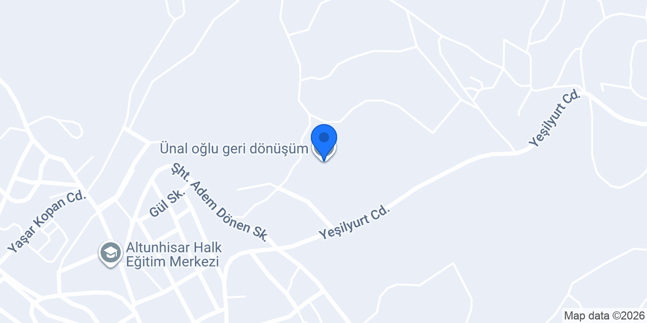 Ünal oğlu geri dönüşüm konumu