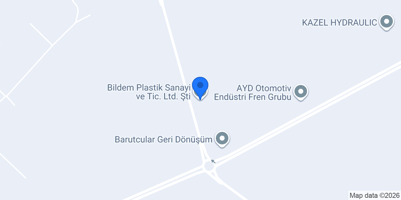 Bildem Plastik Sanayi ve Tic. Ltd. Şti. konumu