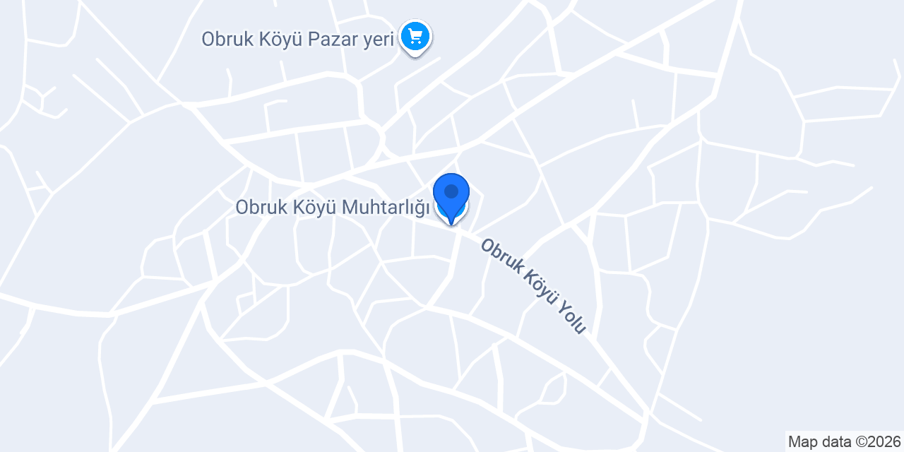 Obruk Köyü Muhtarlığı konumu