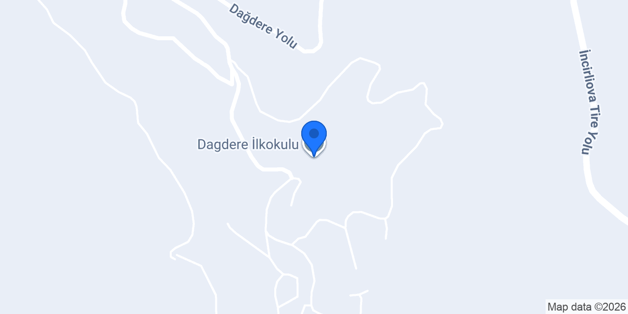 Dagdere İlkokulu konumu