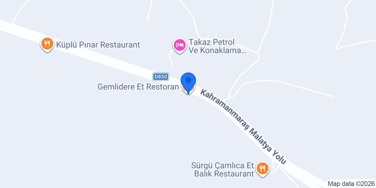 Gemlidere Et Restoran konumu